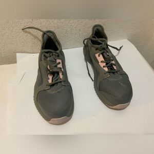 Reebok Flexagon 3.0 Comp Toe Work Shoe Womens size 6.5 M Gray Pink